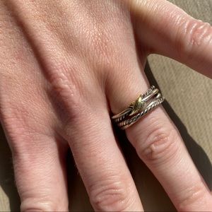 DAVID YURMAN X Crossover w/ 18K Gold | Size 5 |